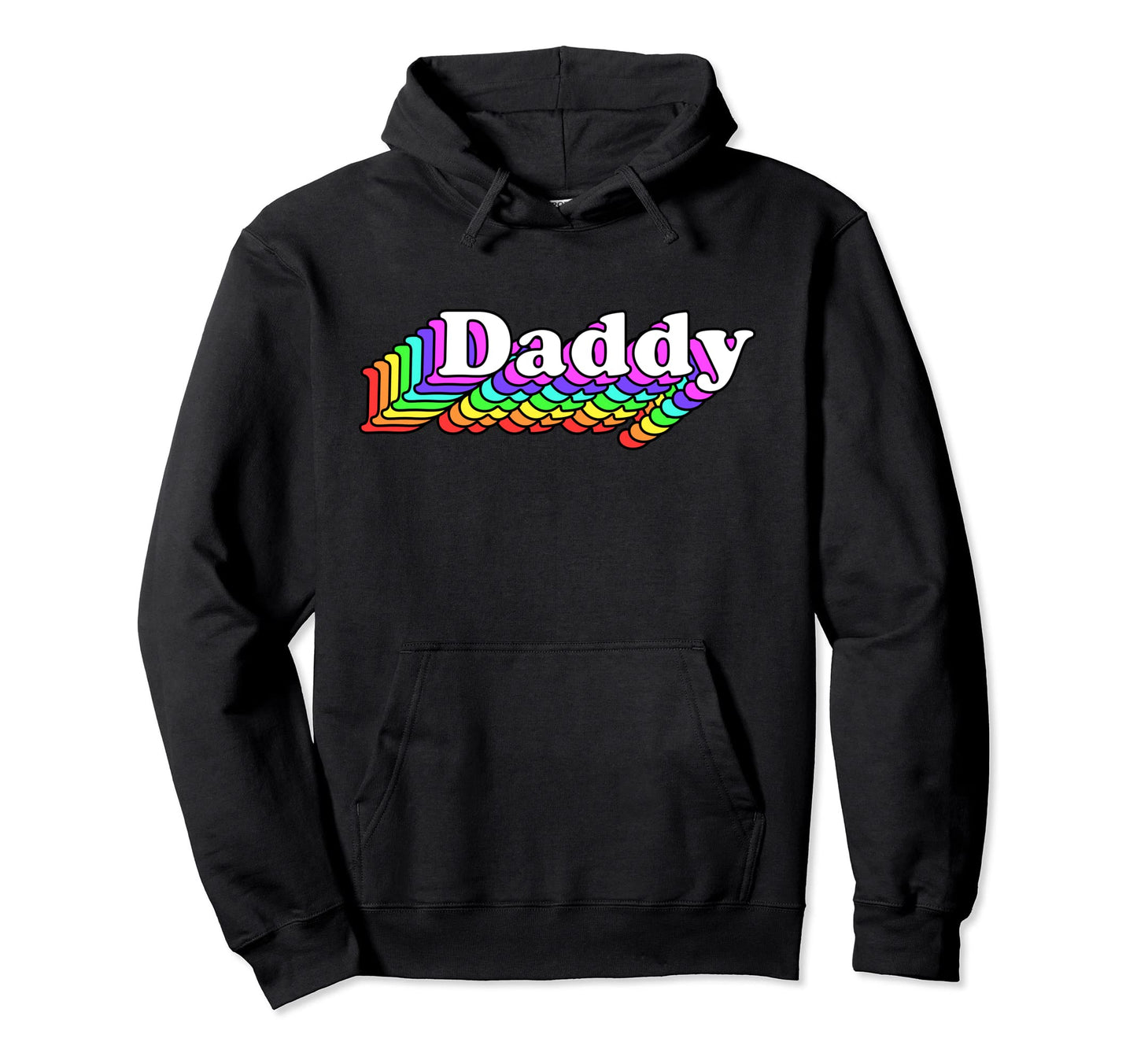 Daddy Gay Daddy Bear Lgbt Rainbow Hoodie - Streetwear Style for Adults - T-Shirt, Sweatshirt, Hoodie