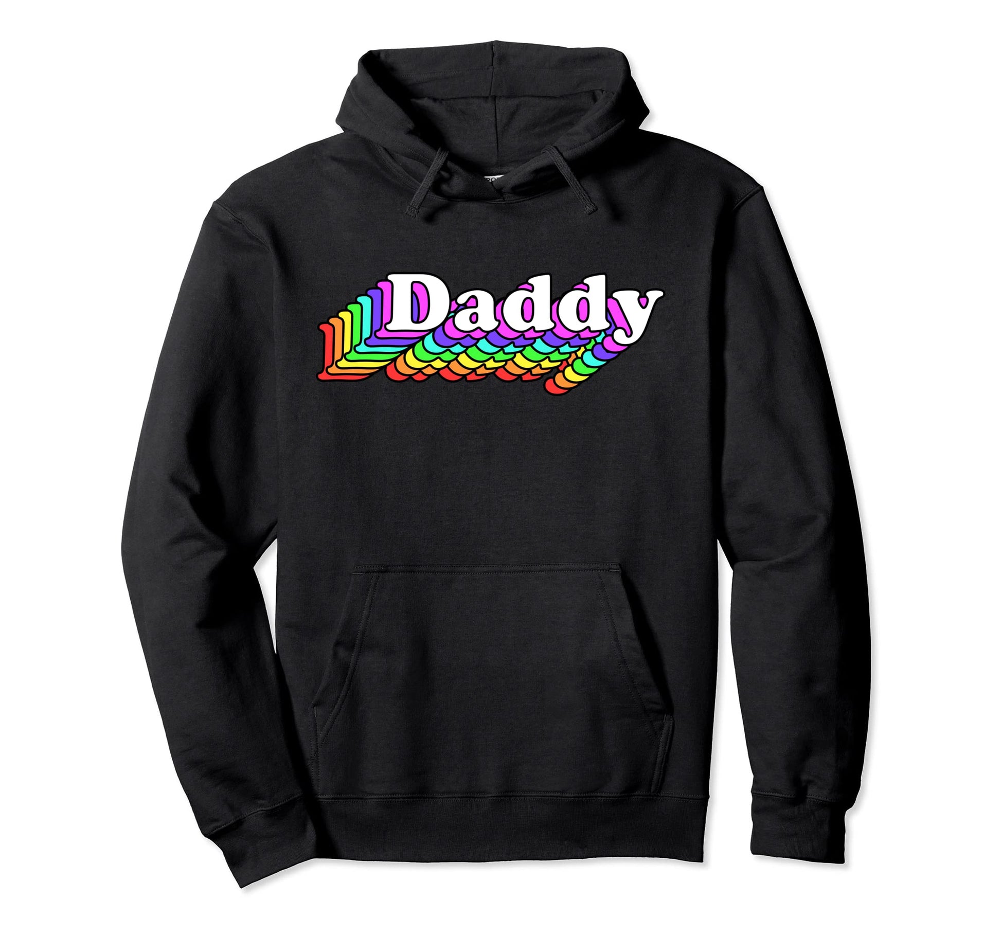 Daddy Gay Daddy Bear Lgbt Rainbow Hoodie - Streetwear Style for Adults - T-Shirt, Sweatshirt, Hoodie