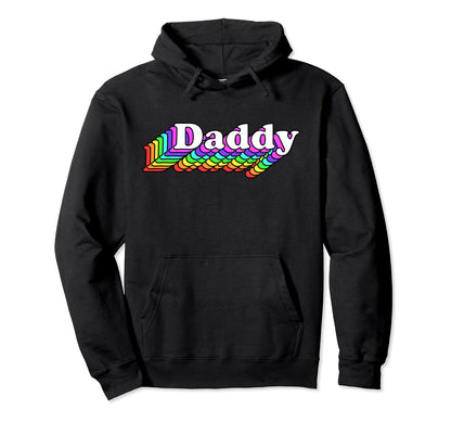 Daddy Gay Daddy Bear Lgbt Rainbow Hoodie - Streetwear Style for Adults - T-Shirt, Sweatshirt, Hoodie