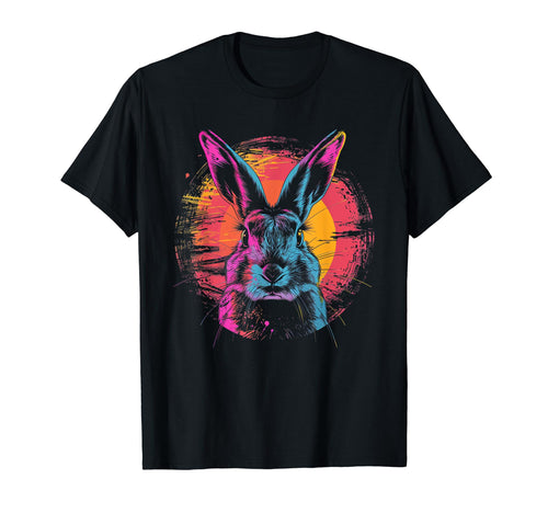 Rabbit Bunny Vaporwave Aesthetic T-Shirt - Minimalist Print Unisex - T-Shirt, Sweatshirt, Hoodie