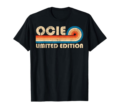 Ocie 70S 80S Sunset Stripe T-Shirt - Fun Novelty Design for Adults - T-Shirt, Sweatshirt, Hoodie