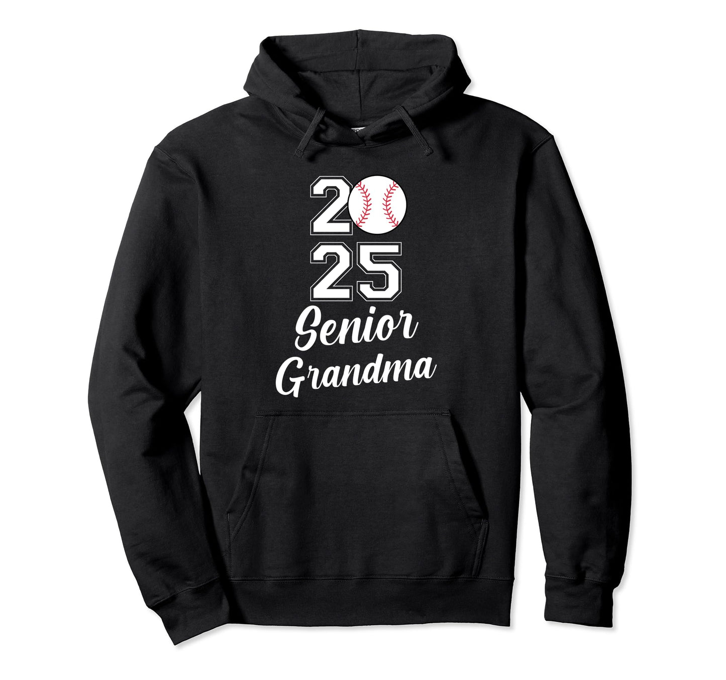 Class 2025 Baseball Grandma Senior Hoodie - Minimalist Print Unisex - T-Shirt, Sweatshirt, Hoodie