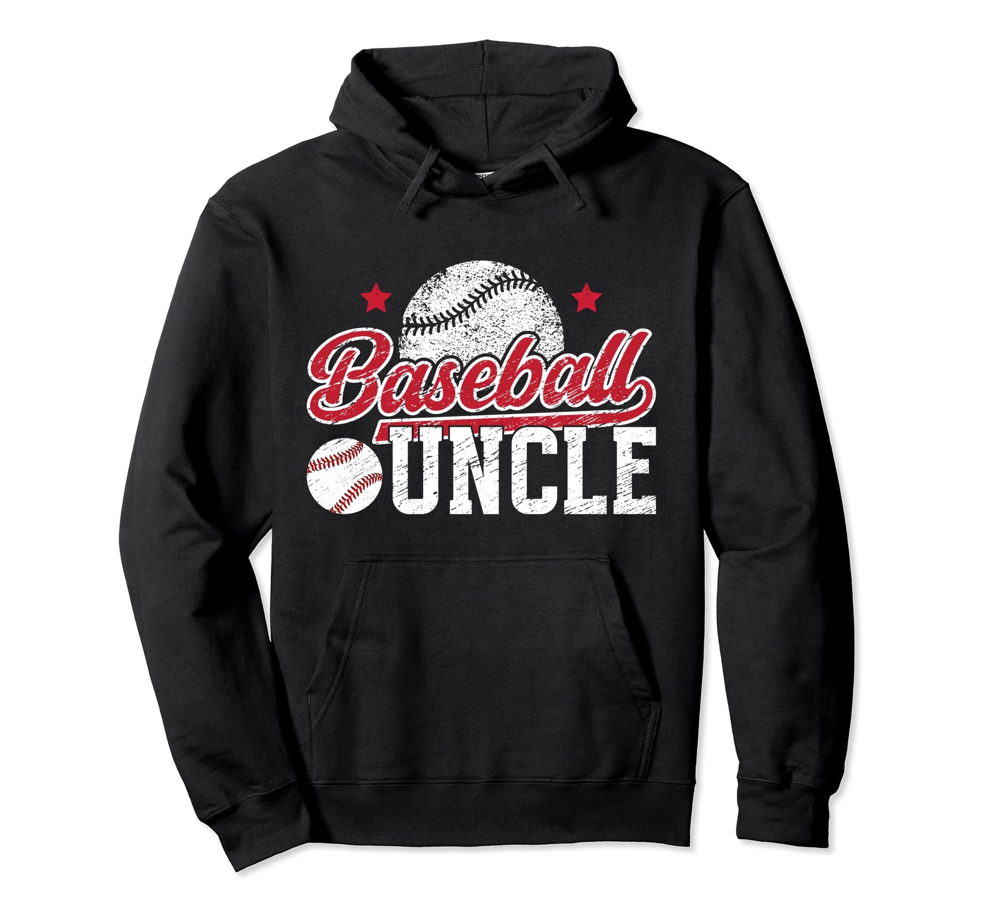 Baseball Uncle Best Uncle Baseball Hoodie - Unique Graphic Men Women - T-Shirt, Sweatshirt, Hoodie