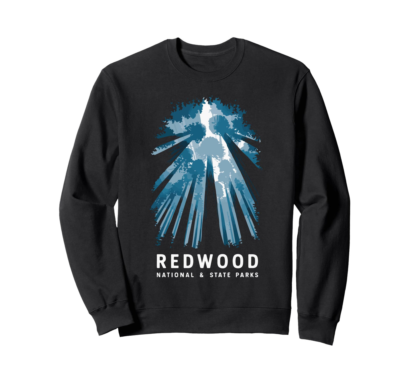 Redwood National State Parks Usa Sweatshirt - Unique Graphic for Adults - T-Shirt, Sweatshirt, Hoodie