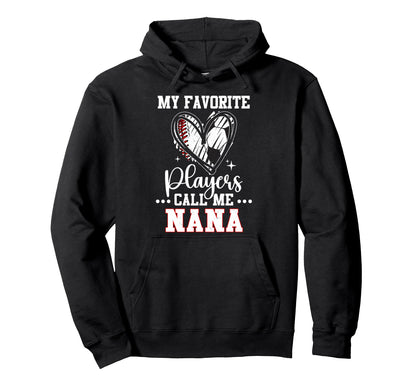 My Favorite Baseball Soccer Players Hoodie - Fun Novelty Design Men Women - T-Shirt, Sweatshirt, Hoodie