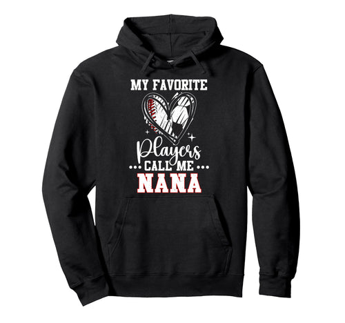 My Favorite Baseball Soccer Players Hoodie - Fun Novelty Design Men Women - T-Shirt, Sweatshirt, Hoodie
