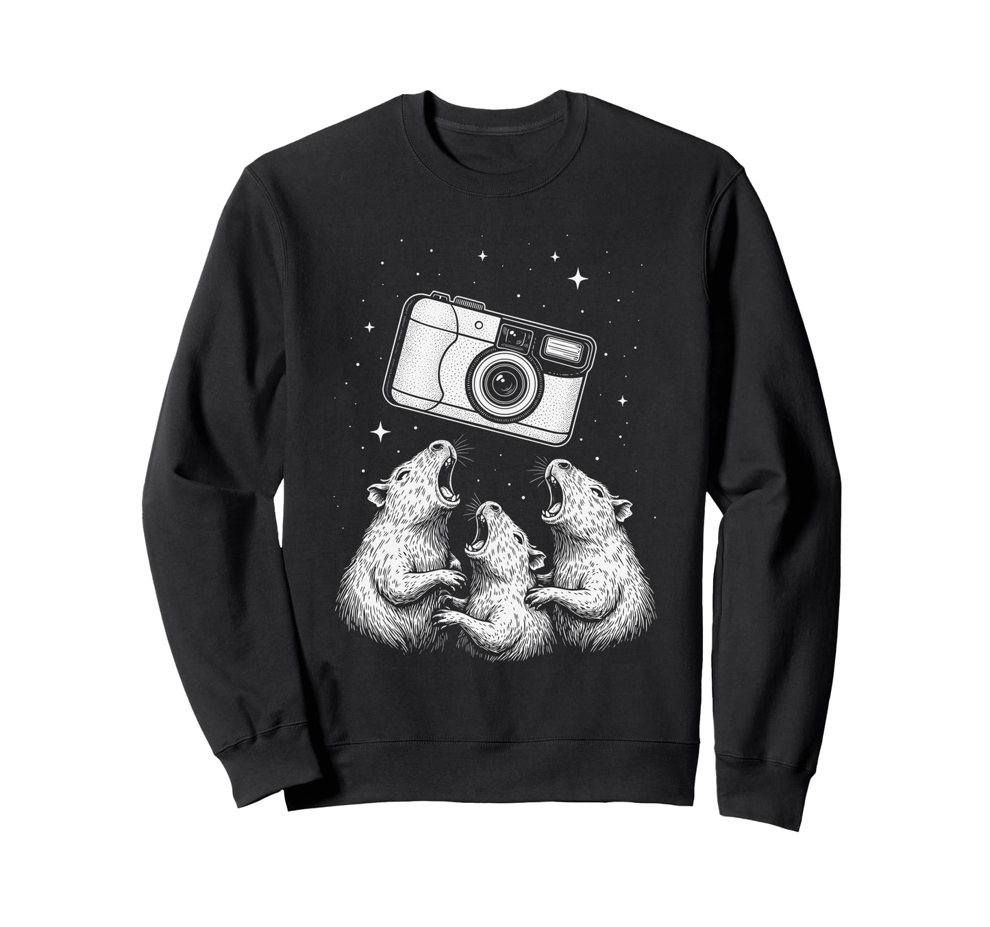 Camera Rat Astronomer Fantasy Sweatshirt - Casual Everyday Wear Men Women - T-Shirt, Sweatshirt, Hoodie