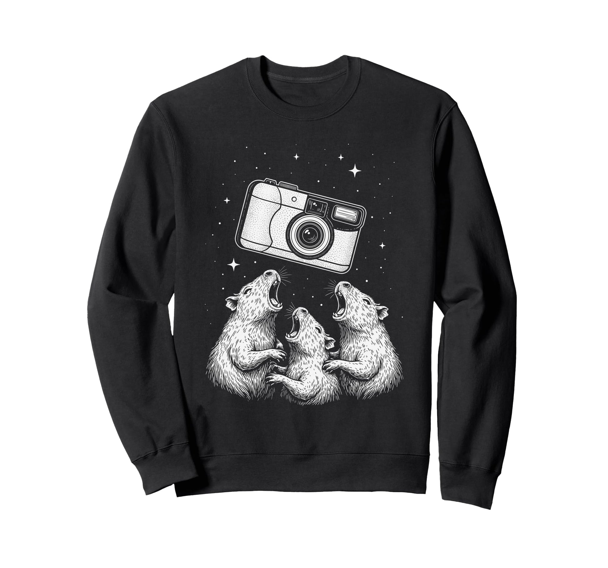 Camera Rat Astronomer Fantasy Sweatshirt - Casual Everyday Wear Men Women - T-Shirt, Sweatshirt, Hoodie