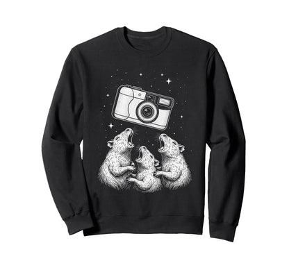 Camera Rat Astronomer Fantasy Sweatshirt - Casual Everyday Wear Men Women - T-Shirt, Sweatshirt, Hoodie