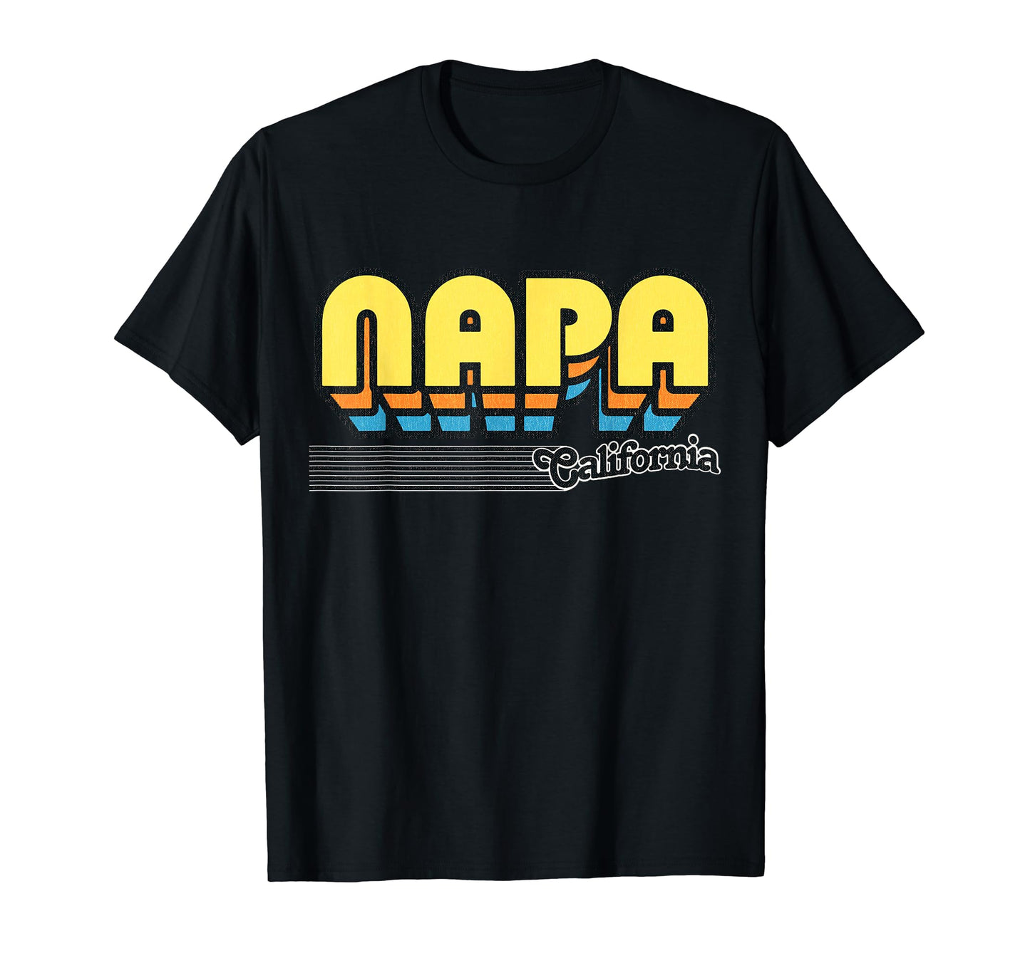 Napa California Stripes T-Shirt - Unique Graphic Men Women - T-Shirt, Sweatshirt, Hoodie
