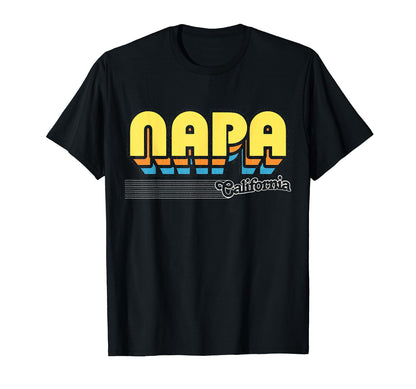 Napa California Stripes T-Shirt - Unique Graphic Men Women - T-Shirt, Sweatshirt, Hoodie