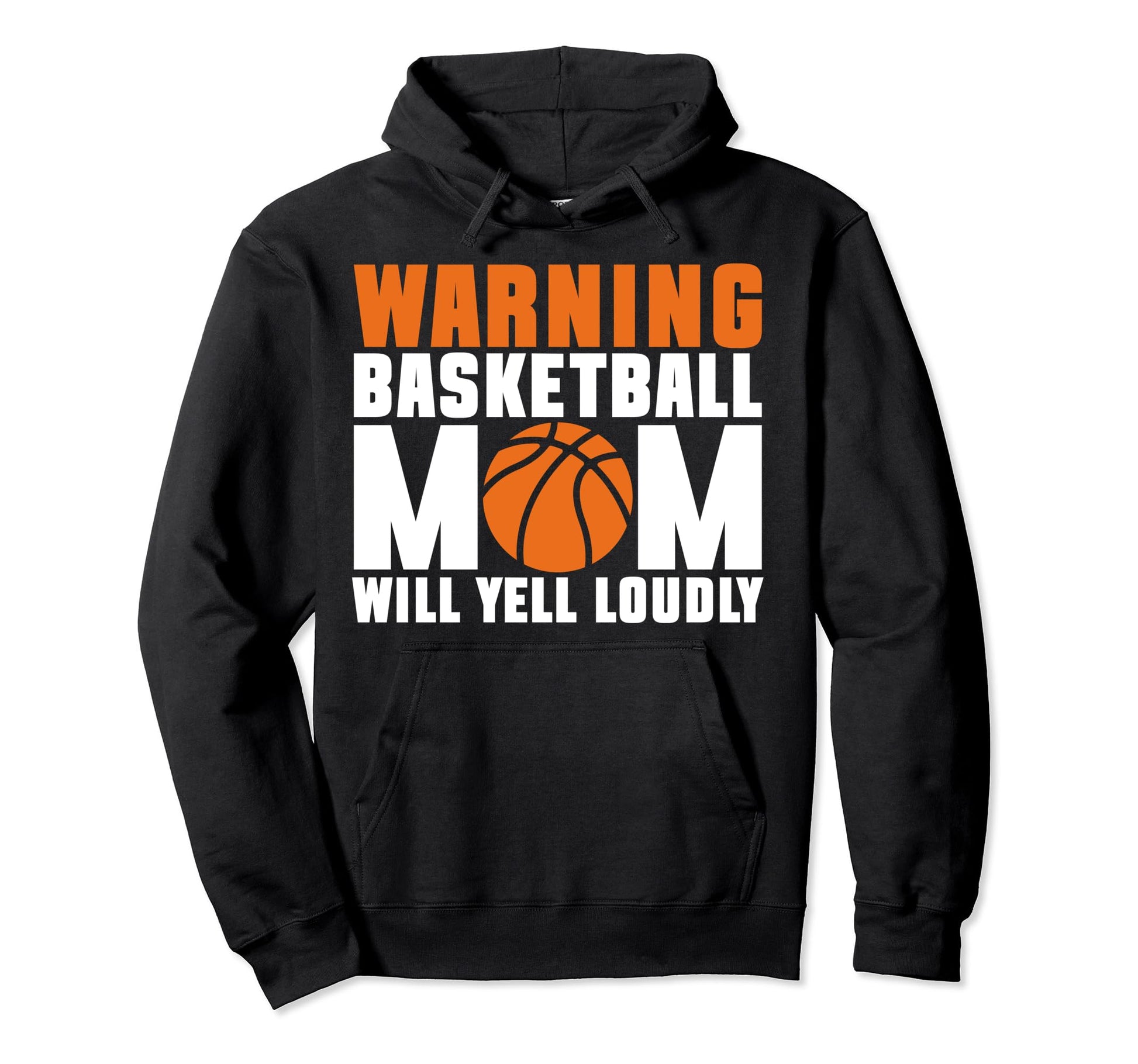 Warning Basketball Mom Bball Sport Game Fan Hoodie - Unique Graphic Unisex - T-Shirt, Sweatshirt, Hoodie