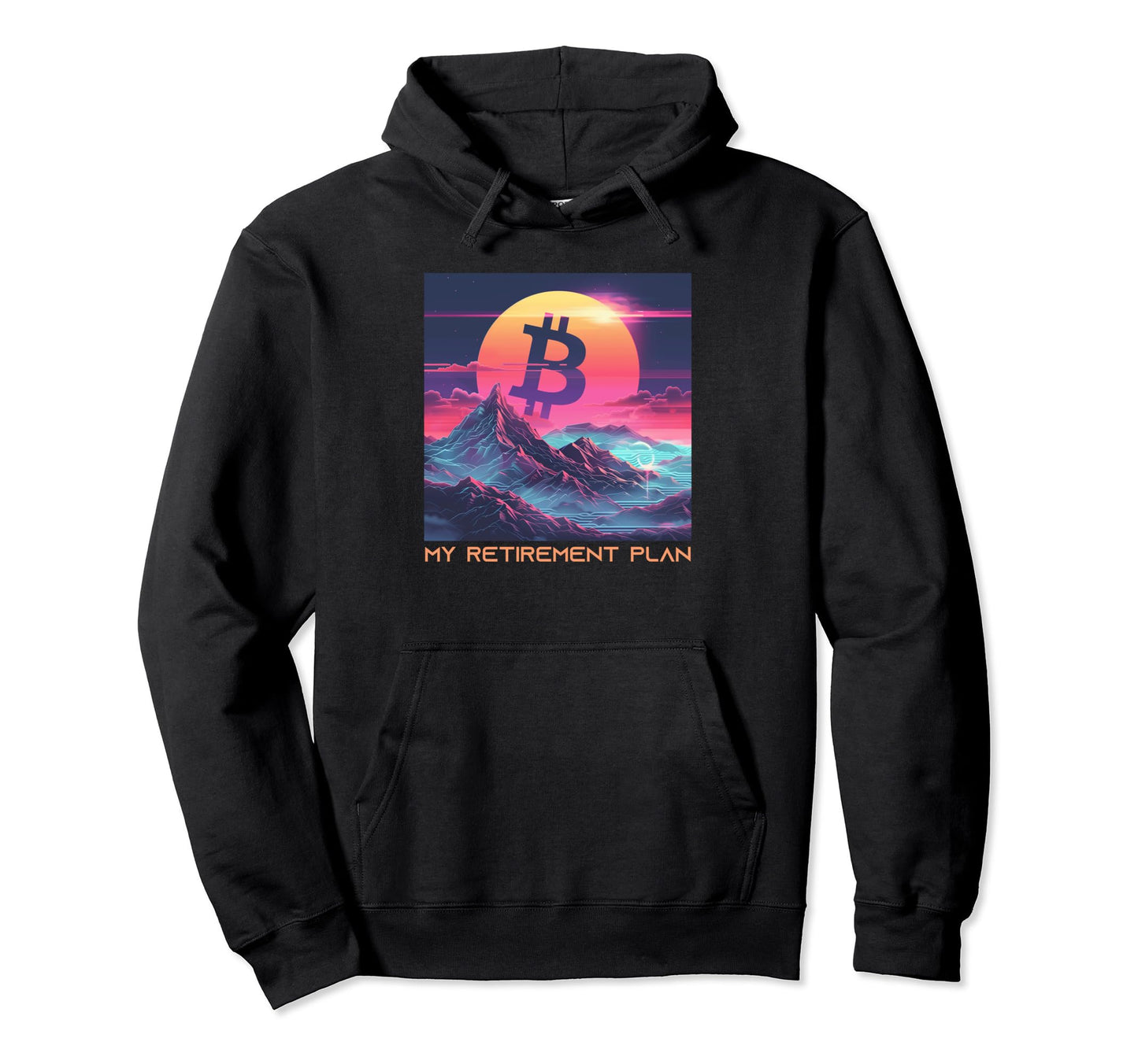 Bitcoin Vaporwave Aesthetic My Hoodie - Aesthetic Graphic Unisex - T-Shirt, Sweatshirt, Hoodie