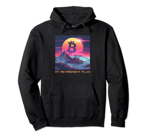 Bitcoin Vaporwave Aesthetic My Hoodie - Aesthetic Graphic Unisex - T-Shirt, Sweatshirt, Hoodie