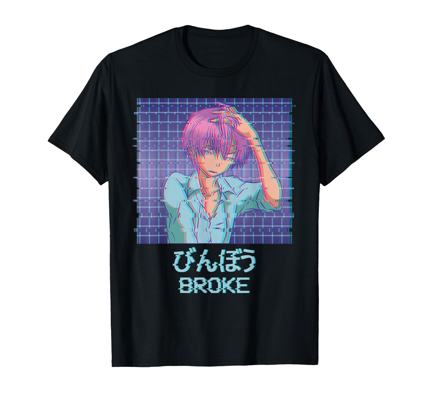 Aesthetic Eboy Anime Vaporwave Aesthetic T-Shirt - Novelty Apparel Unisex - T-Shirt, Sweatshirt, Hoodie