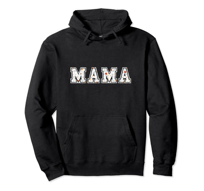 Boho Mama Flowers Mothers Day Gift Mom Hoodie - Aesthetic Graphic Unisex - T-Shirt, Sweatshirt, Hoodie