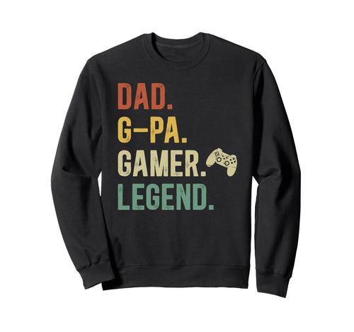 Dad G Pa Gamer G Pa Gaming G Pa Video Sweatshirt - Custom Art Print Unisex - T-Shirt, Sweatshirt, Hoodie