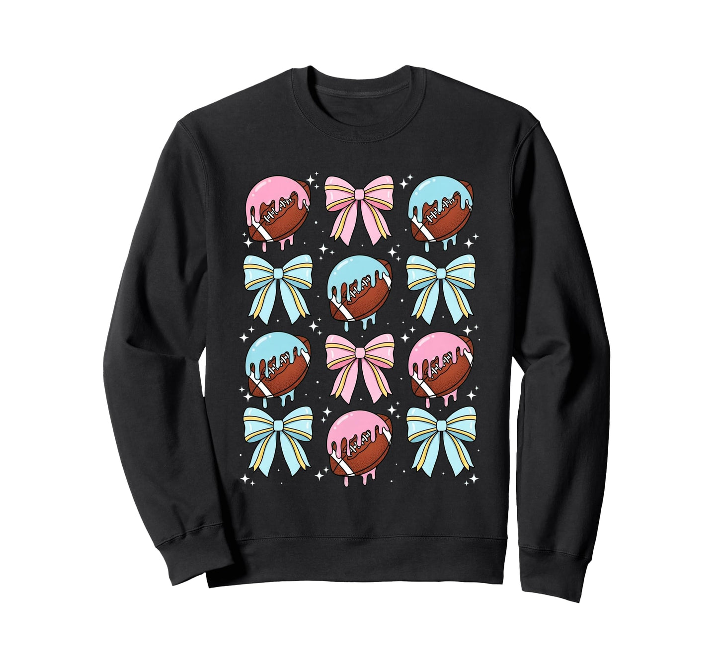 American Football Drip Ice Cream Sweatshirt - Novelty Apparel Men Women - T-Shirt, Sweatshirt, Hoodie