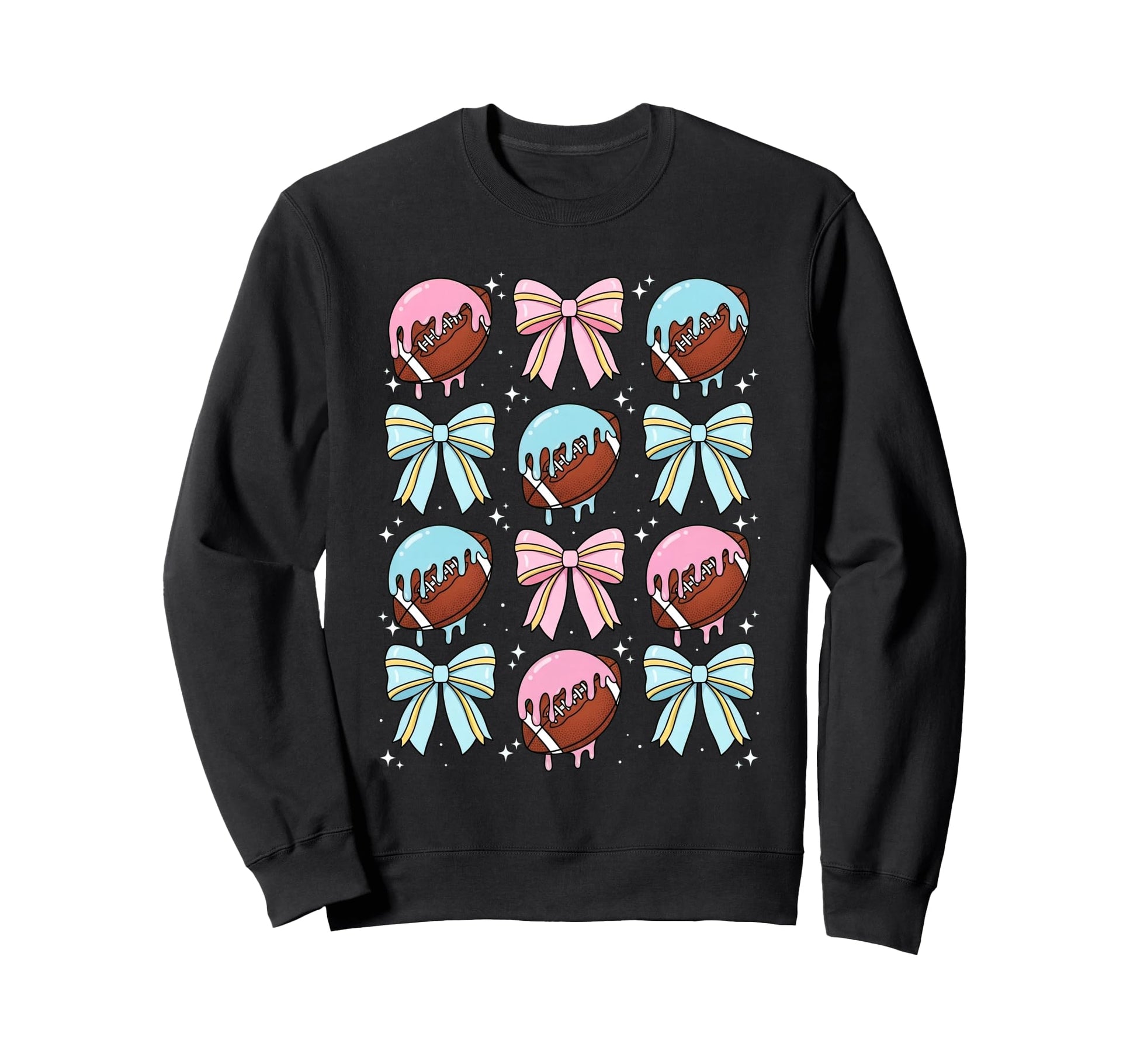 American Football Drip Ice Cream Sweatshirt - Novelty Apparel Men Women - T-Shirt, Sweatshirt, Hoodie