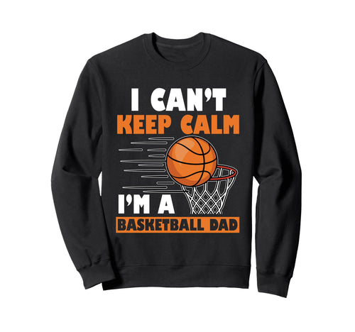 Fathers Day Basketball Dad Game Day Sweatshirt - Minimalist Print Unisex - T-Shirt, Sweatshirt, Hoodie