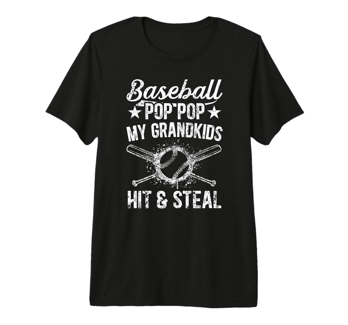 Mens Baseball Pop Pop Grandpa Funny T-Shirt - Aesthetic Graphic Men Women - T-Shirt, Sweatshirt, Hoodie