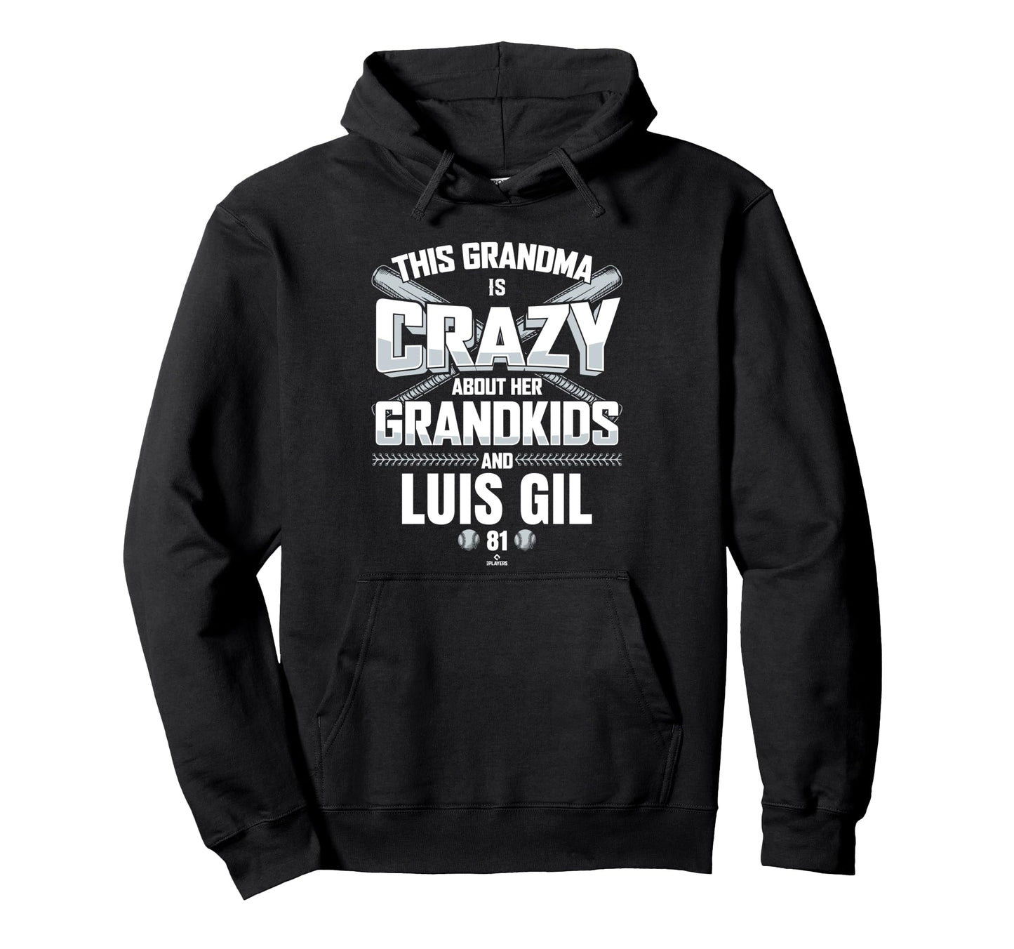 Grandma Crazy Luis Gil New York Hoodie - Aesthetic Graphic for Adults - T-Shirt, Sweatshirt, Hoodie