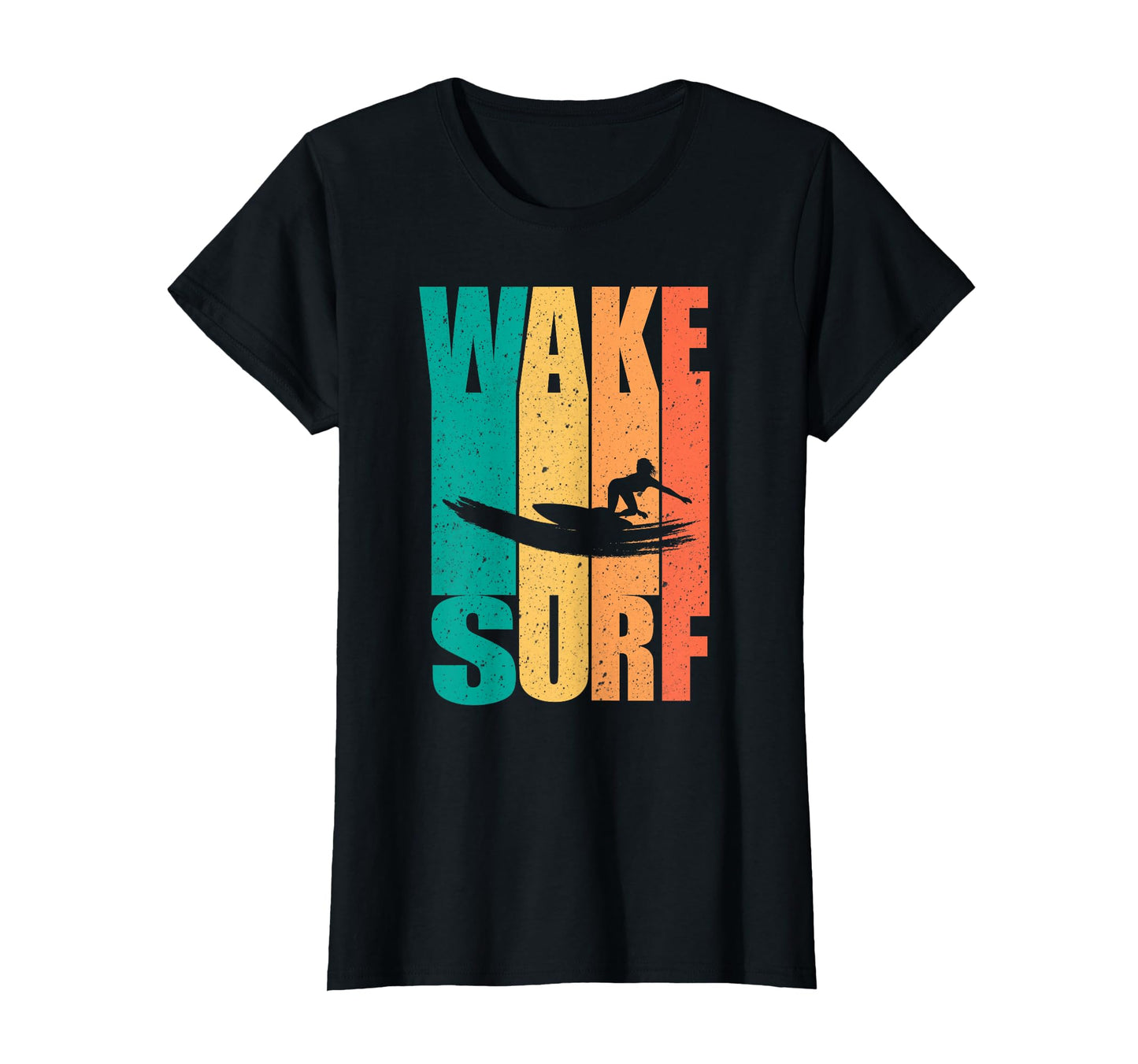 Surfboard Wake Surfing Surfer T-Shirt - Custom Art Print for Adults - T-Shirt, Sweatshirt, Hoodie