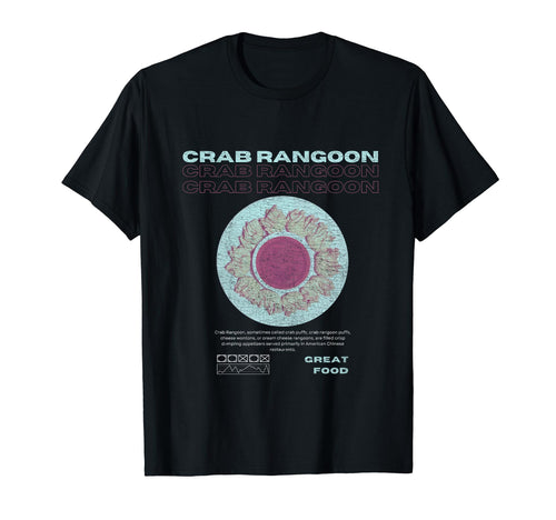Crab Rangoon Lover Y2K Weird Aesthetic T-Shirt - Graphic Print for Adults - T-Shirt, Sweatshirt, Hoodie