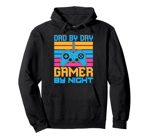 Dad Day Gamer Night Gaming Father Hoodie - Streetwear Style for Adults - T-Shirt, Sweatshirt, Hoodie