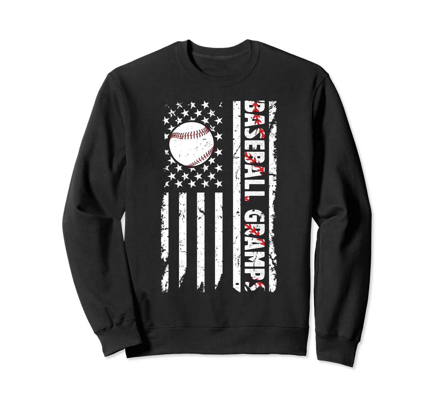 Baseball Gramps Baseball Player Sweatshirt - Aesthetic Graphic for Adults - T-Shirt, Sweatshirt, Hoodie