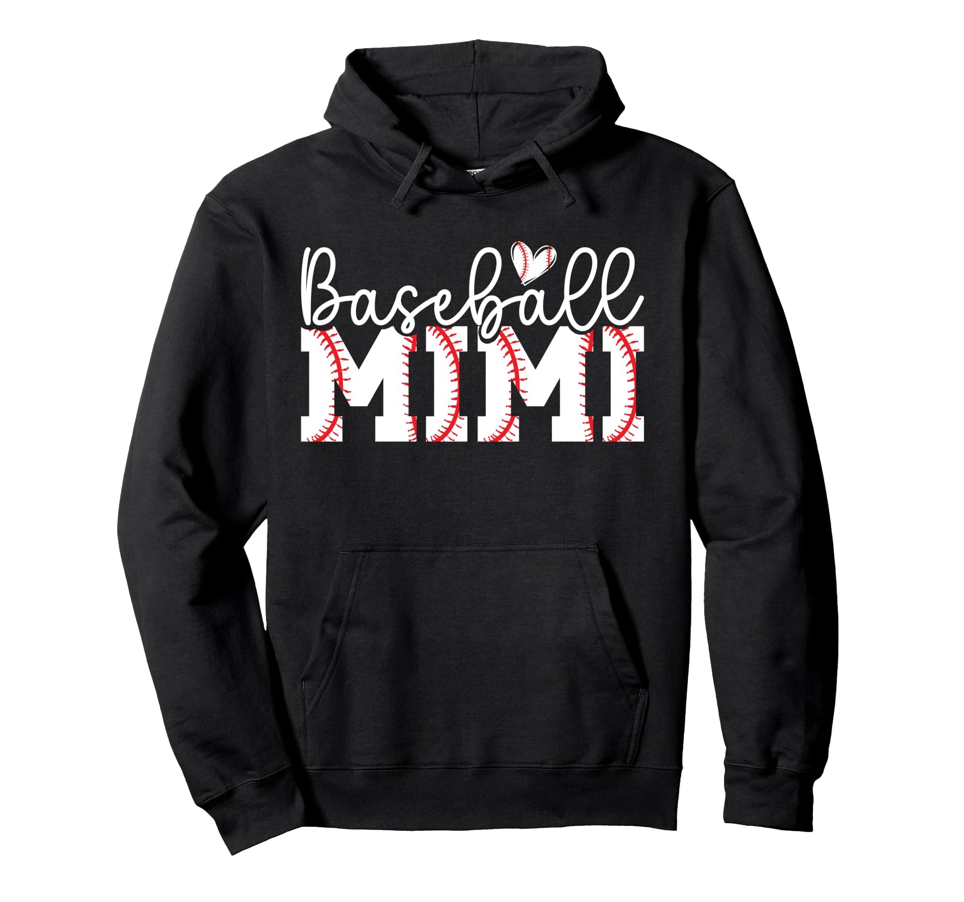 Baseball Mimi Grandma Boho Baseball Hoodie - Graphic Print for Adults - T-Shirt, Sweatshirt, Hoodie