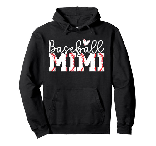 Baseball Mimi Grandma Boho Baseball Hoodie - Graphic Print for Adults - T-Shirt, Sweatshirt, Hoodie