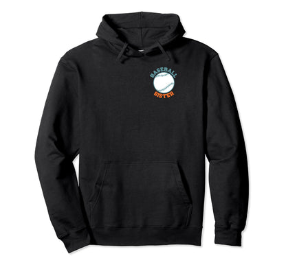 My Baseball Sister Era Groovy Sister Hoodie - Novelty Apparel Men Women - T-Shirt, Sweatshirt, Hoodie