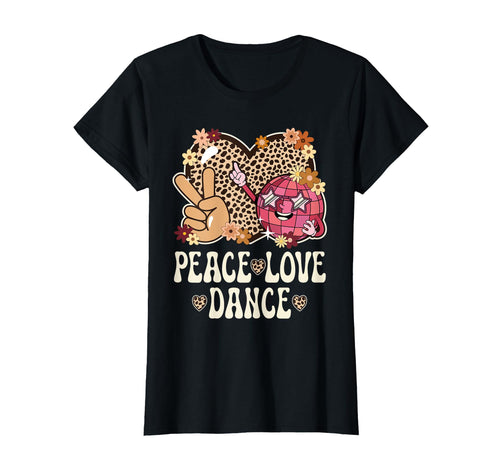 Peace Love Dance Lover Cheetah T-Shirt - Casual Everyday Wear Unisex - T-Shirt, Sweatshirt, Hoodie