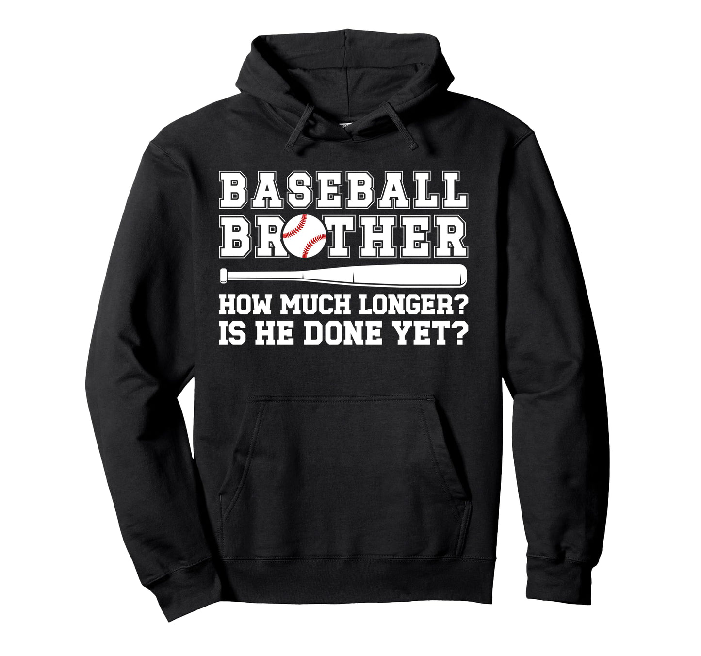 Funny Baseball Brother Baseball Players Hoodie - Unique Graphic Unisex - T-Shirt, Sweatshirt, Hoodie
