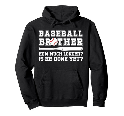 Funny Baseball Brother Baseball Players Hoodie - Unique Graphic Unisex - T-Shirt, Sweatshirt, Hoodie