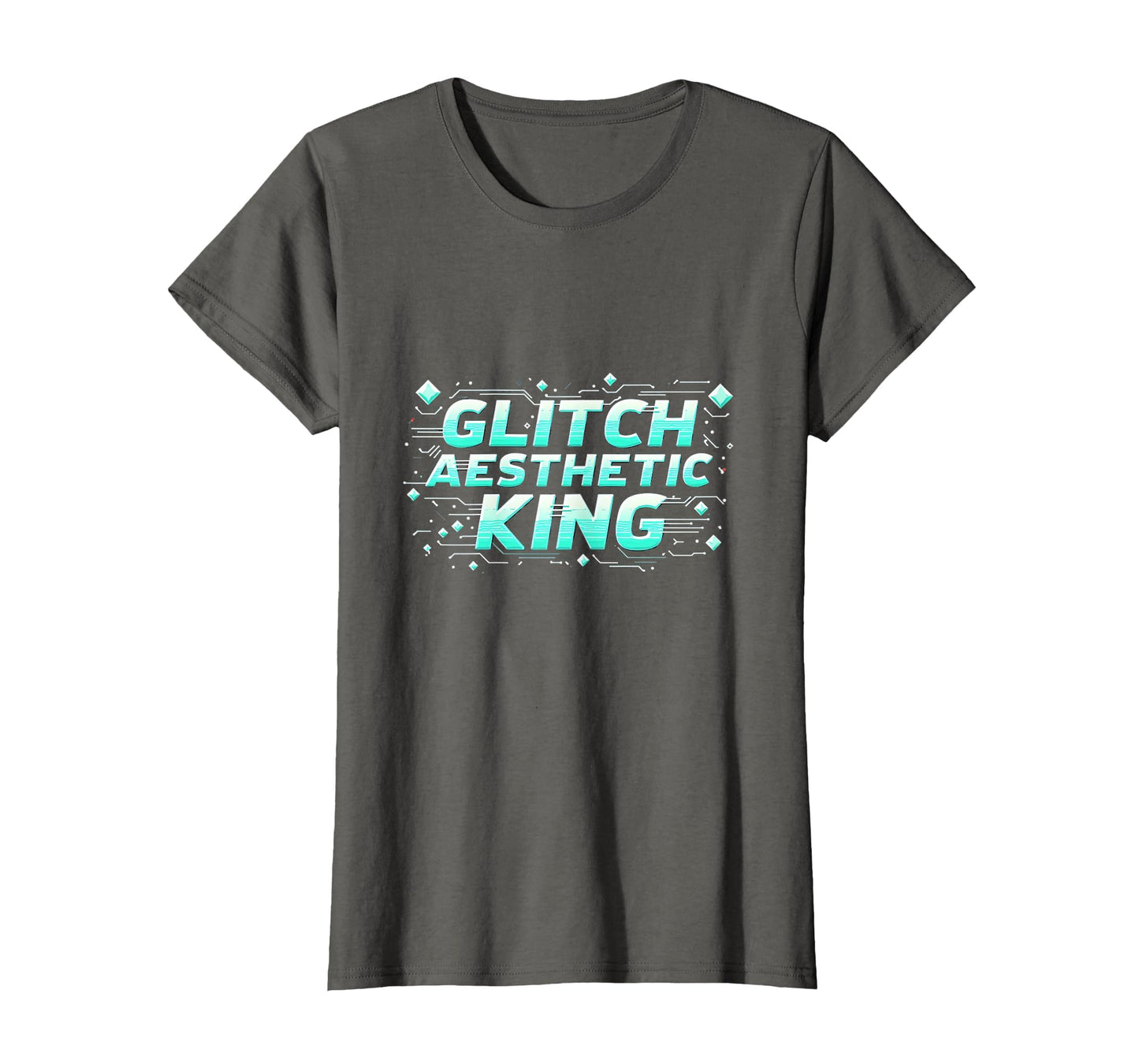 Y2K Glitch Aesthetic King T-Shirt - Novelty Apparel Men Women - T-Shirt, Sweatshirt, Hoodie