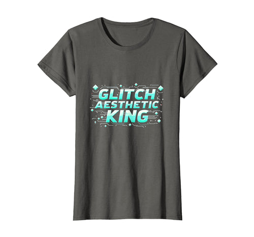 Y2K Glitch Aesthetic King T-Shirt - Novelty Apparel Men Women - T-Shirt, Sweatshirt, Hoodie