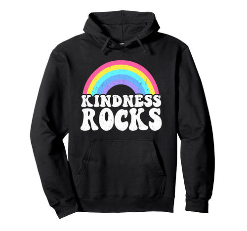 Hippie Teacher Anti Bullying Rainbow Hoodie - Aesthetic Graphic Unisex - T-Shirt, Sweatshirt, Hoodie