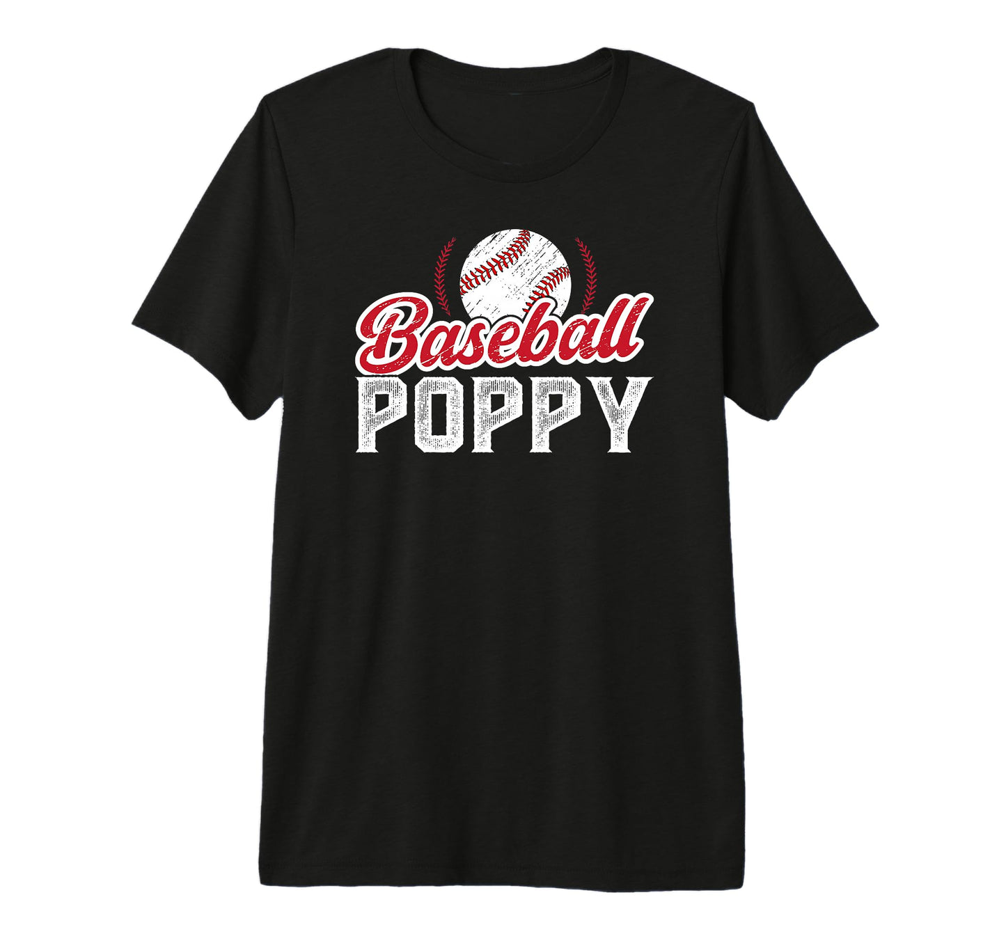 Mens Baseball Poppy Proud Poppy Baseball T-Shirt - Trendy Graphic Unisex - T-Shirt, Sweatshirt, Hoodie