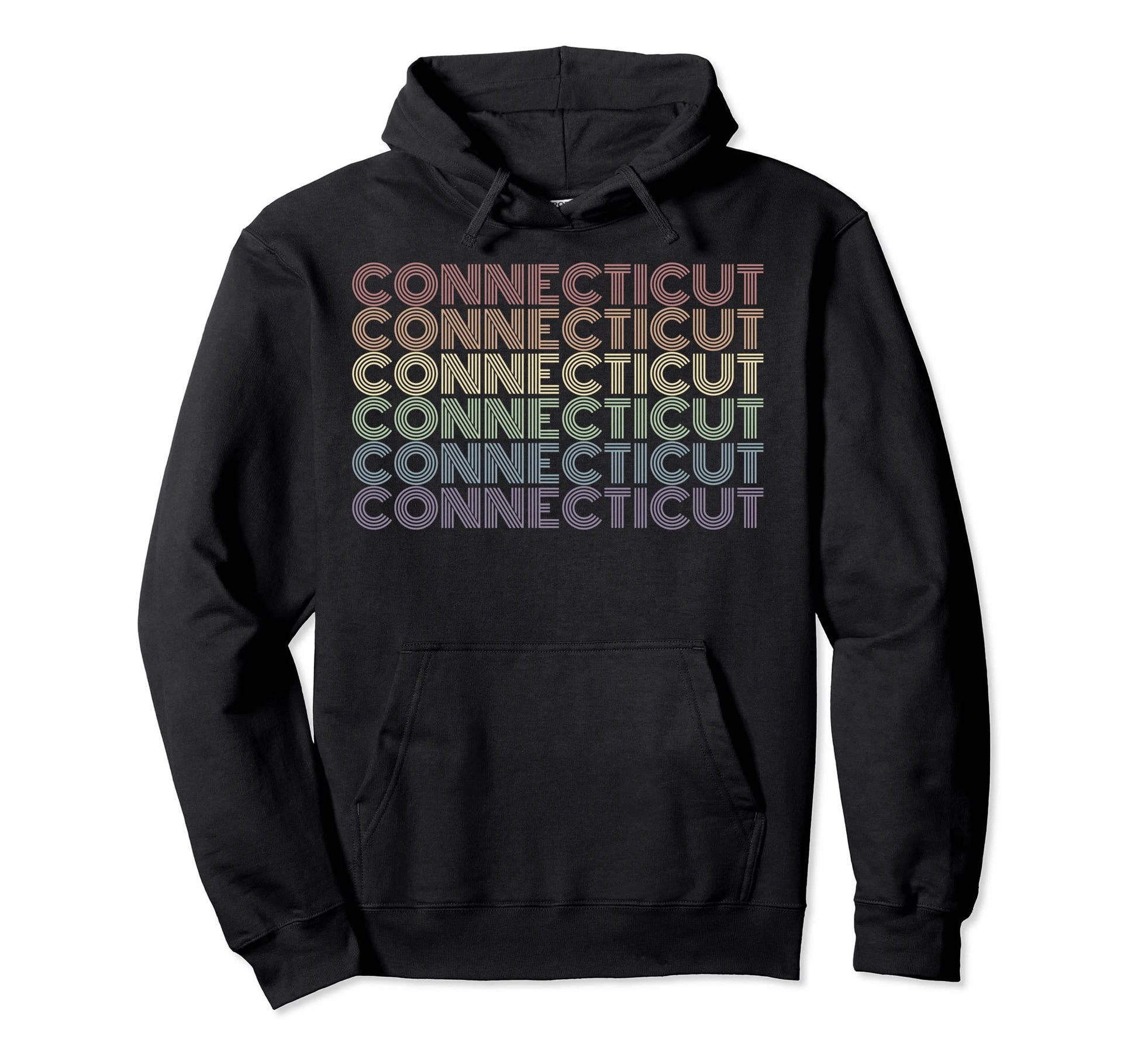 Connecticut Gay Pride Lgbt Us State Hoodie - Trendy Graphic Unisex - T-Shirt, Sweatshirt, Hoodie
