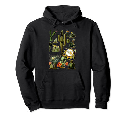 70S Boho Botany Botanical Cactus Hoodie - Streetwear Style for Adults - T-Shirt, Sweatshirt, Hoodie