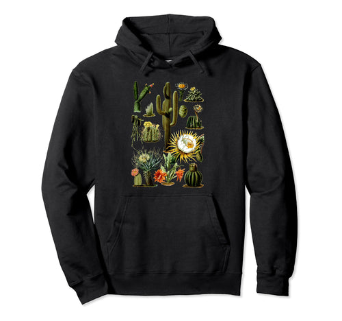 70S Boho Botany Botanical Cactus Hoodie - Streetwear Style for Adults - T-Shirt, Sweatshirt, Hoodie