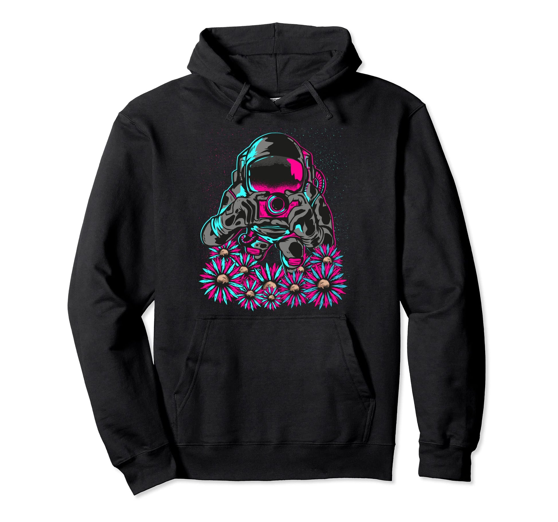 Aesthetic Vaporwave Japan 80S 90S Astronaut Hoodie - Graphic Print Unisex - T-Shirt, Sweatshirt, Hoodie