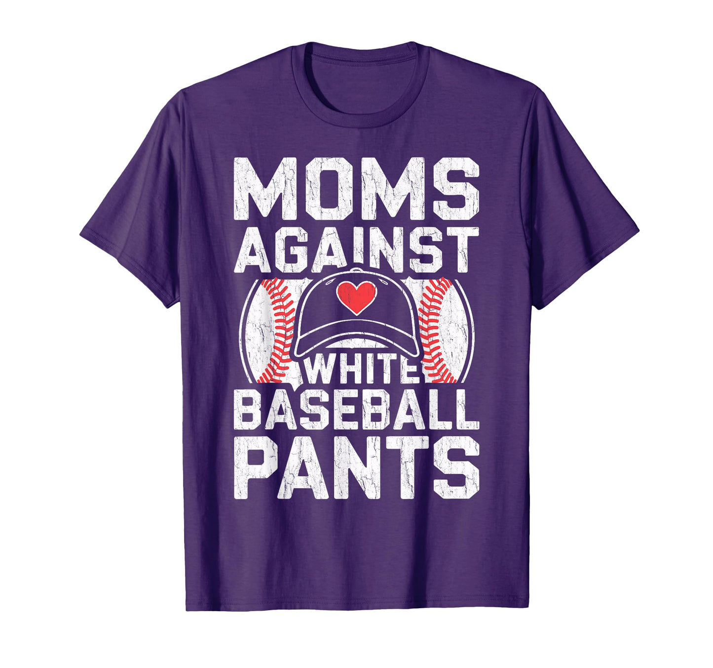 Funny Baseball Mothers Moms Against T-Shirt - Streetwear Style Unisex - T-Shirt, Sweatshirt, Hoodie