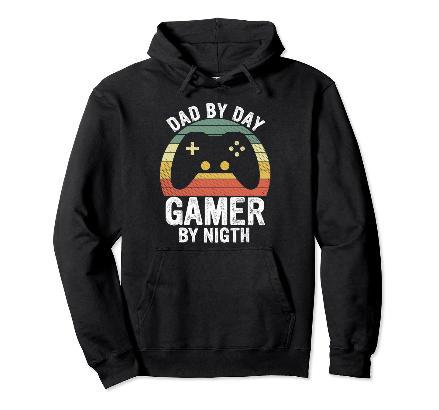 Dad Day Gamer Night Funny Gamer Dad Hoodie - Novelty Apparel Men Women - T-Shirt, Sweatshirt, Hoodie