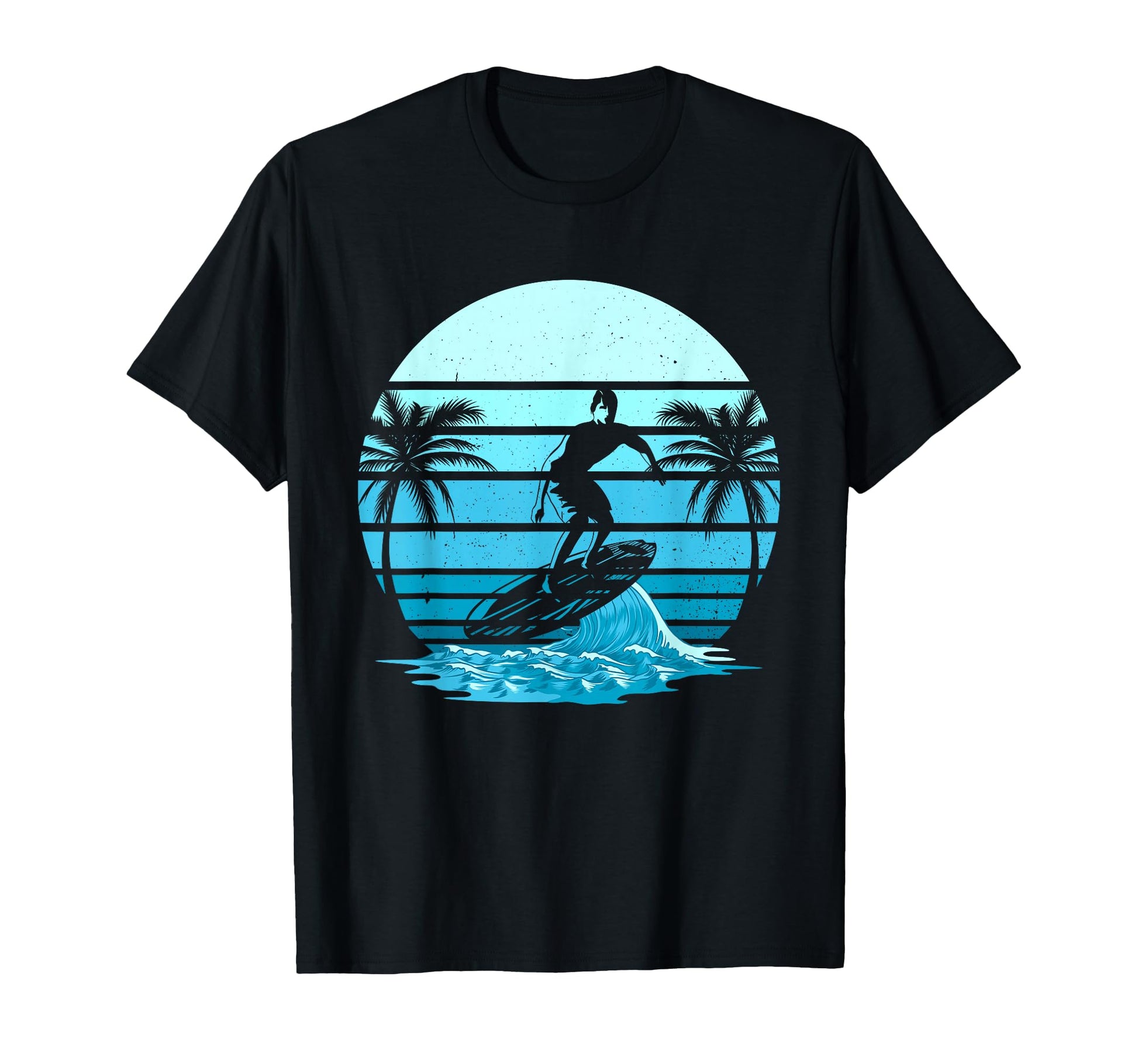 Surf Sunset Surfing Lover Gift Beach T-Shirt - Graphic Print Men Women - T-Shirt, Sweatshirt, Hoodie