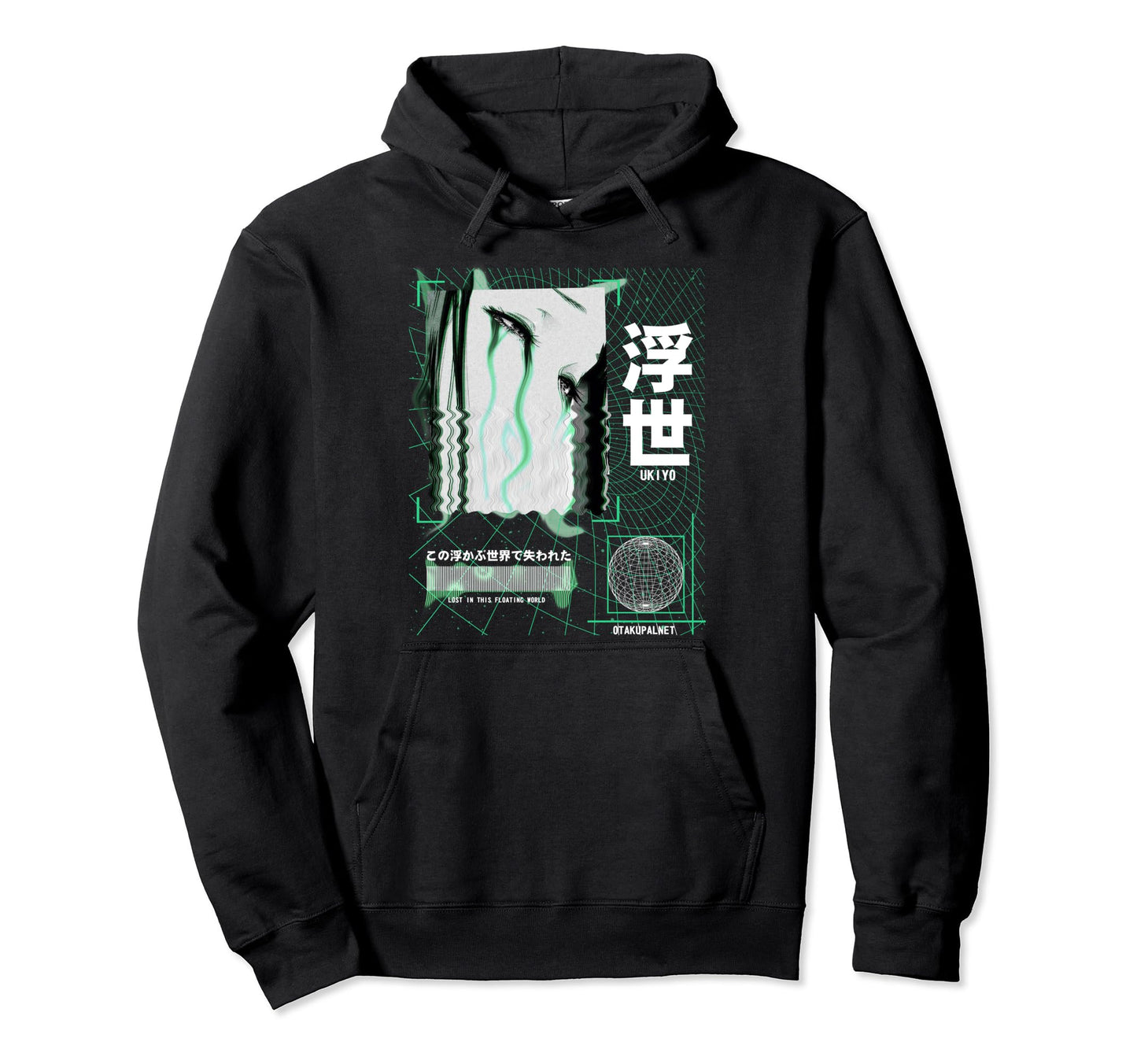 Grunge Vaporwave Anime Streetwear Hoodie - Minimalist Print Men Women - T-Shirt, Sweatshirt, Hoodie
