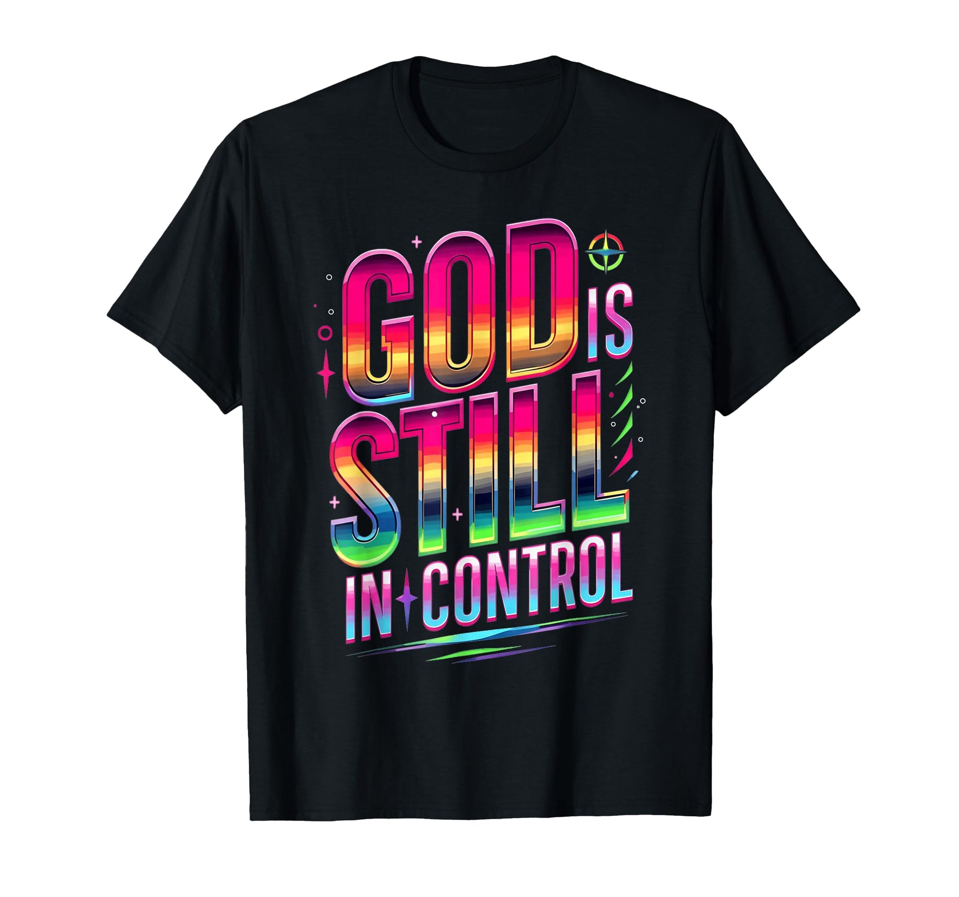 God Is Still Control Vaporwave T-Shirt - Aesthetic Graphic Unisex - T-Shirt, Sweatshirt, Hoodie