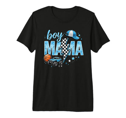 Mama Monster Truck Basketball T-Shirt - Aesthetic Graphic for Adults - T-Shirt, Sweatshirt, Hoodie